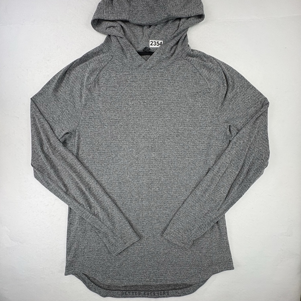 Lululemon Better Everyday Hoodie Mens Large Gray Heathered Performance Pullover